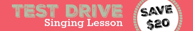 Save on introductory singing lesson offer